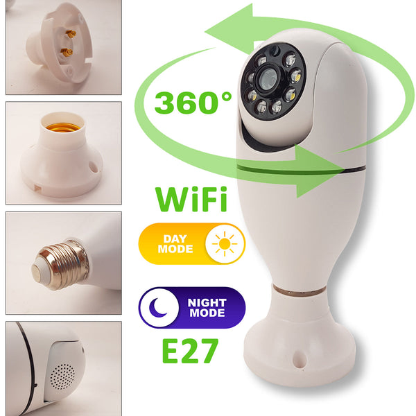 WiFi panoramic camera E27 G206